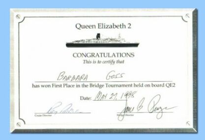 Bridge Certificate